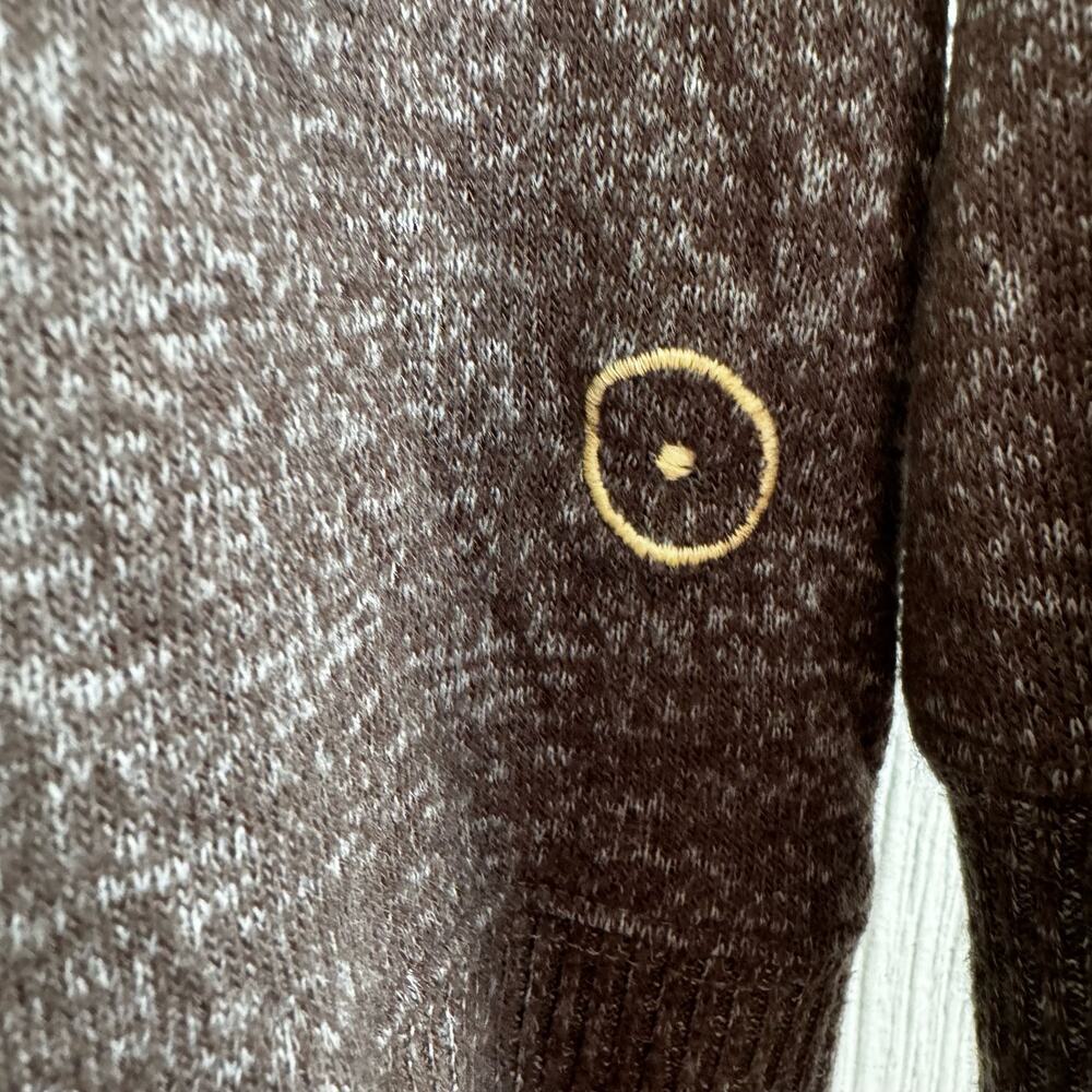 Sunday Citizen Chocolate Brown Cowl Cosset Relaxed Turtleneck Sweater Sz Small - Picture 6 of 9